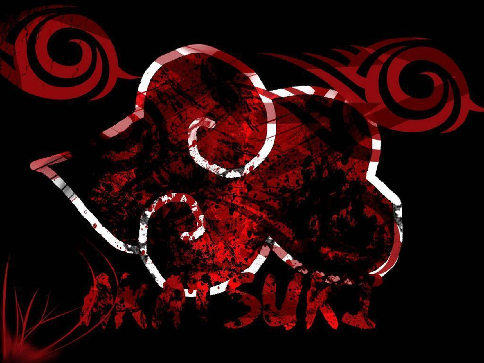 Akatsuki Logo Of Naruto Anime Background