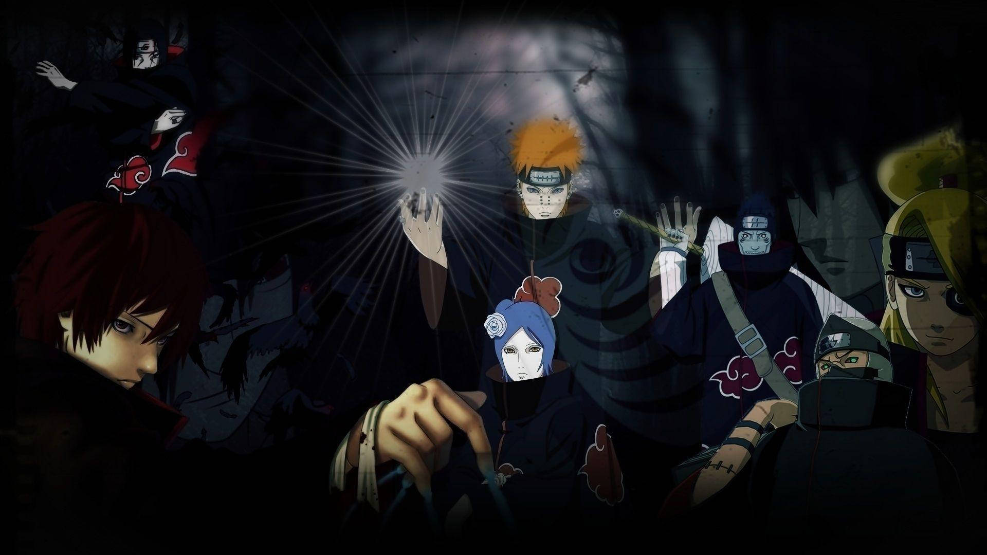 Akatsuki Naruto Pc Background