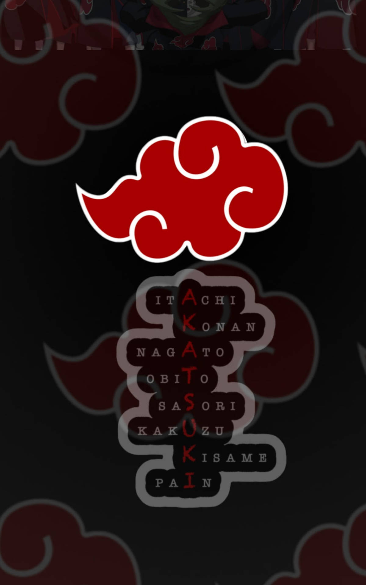 Akatsuki Phone Logo Mnemonic Background