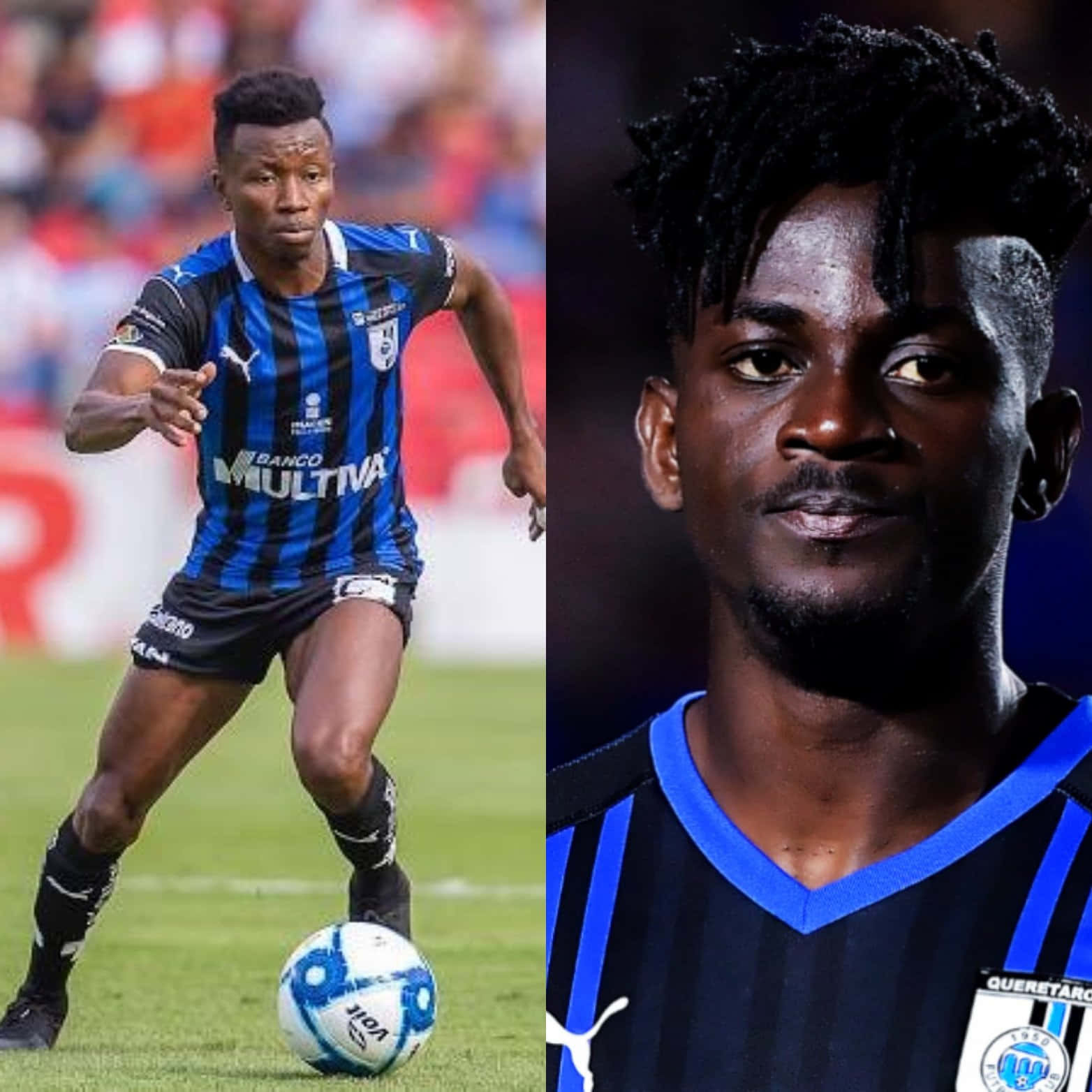 Ake Loba Football Actionand Portrait Background