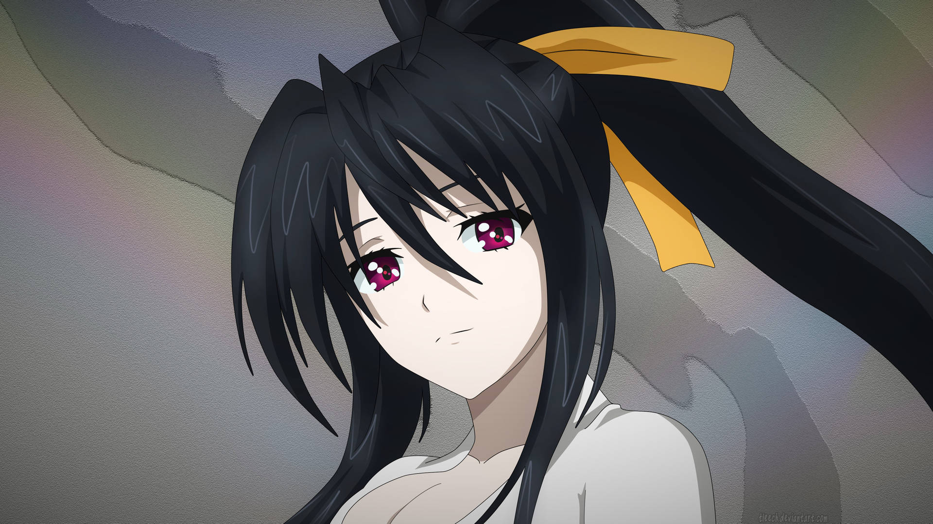 Akeno Himejima Close-up High School Dxd