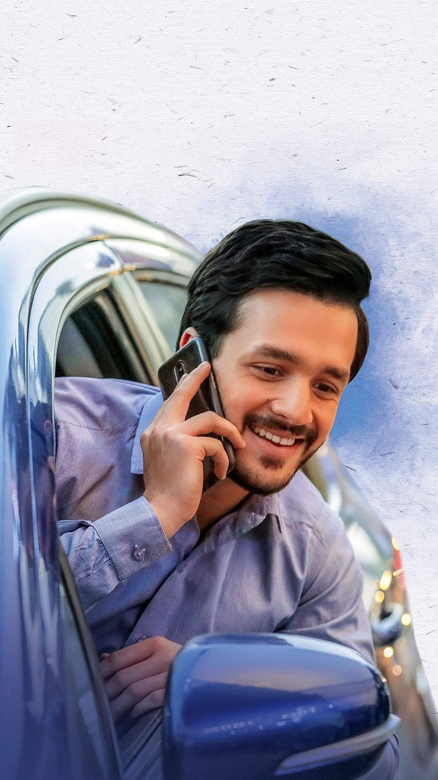 Akhil Akkineni, A Rising Star In The Indian Film Industry, Charming And Radiant Background