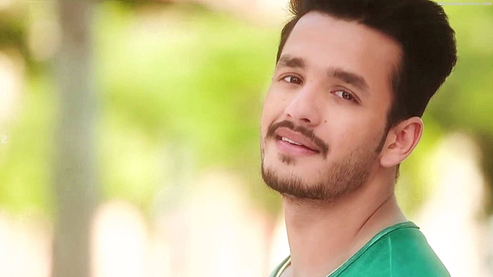 Akhil Akkineni Closeup Background