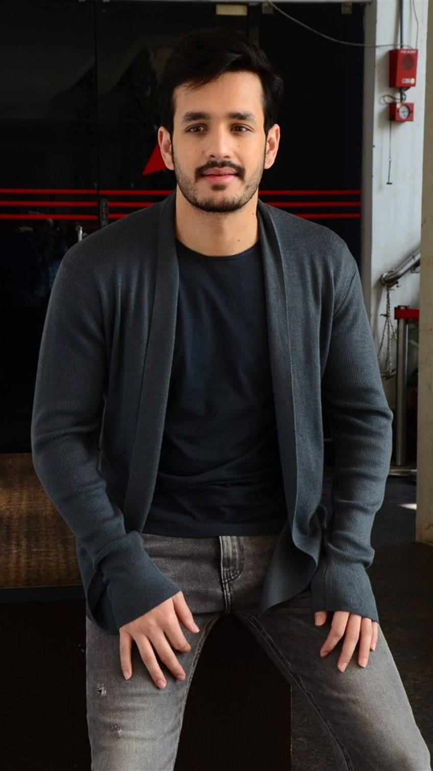 Akhil Akkineni Dark Theme Background