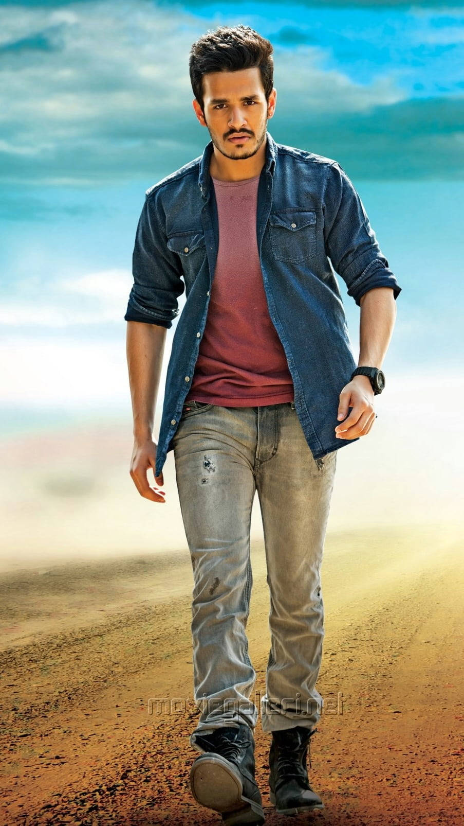 Akhil Akkineni Down A Road Background