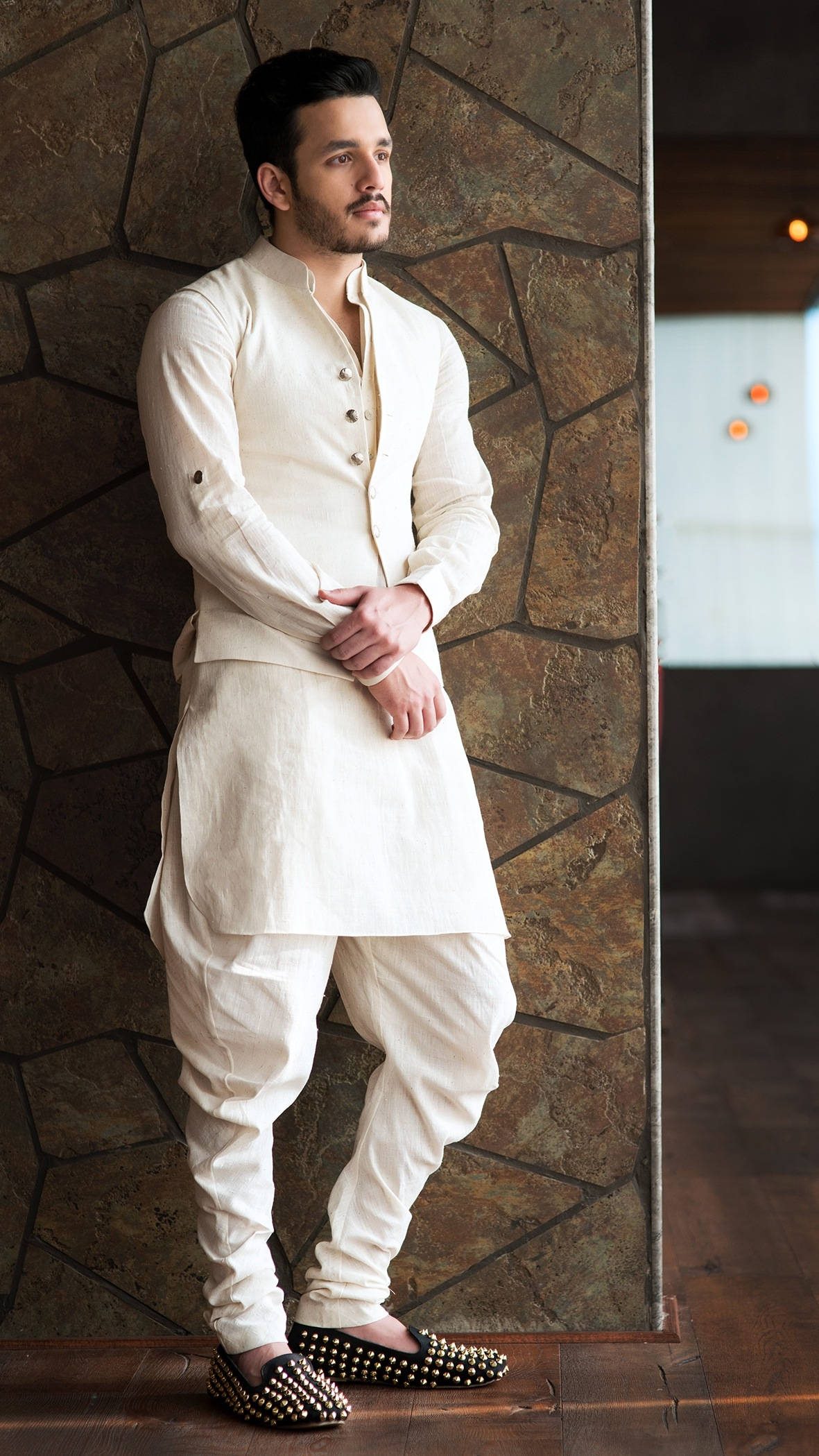 Akhil Akkineni Formal Whites