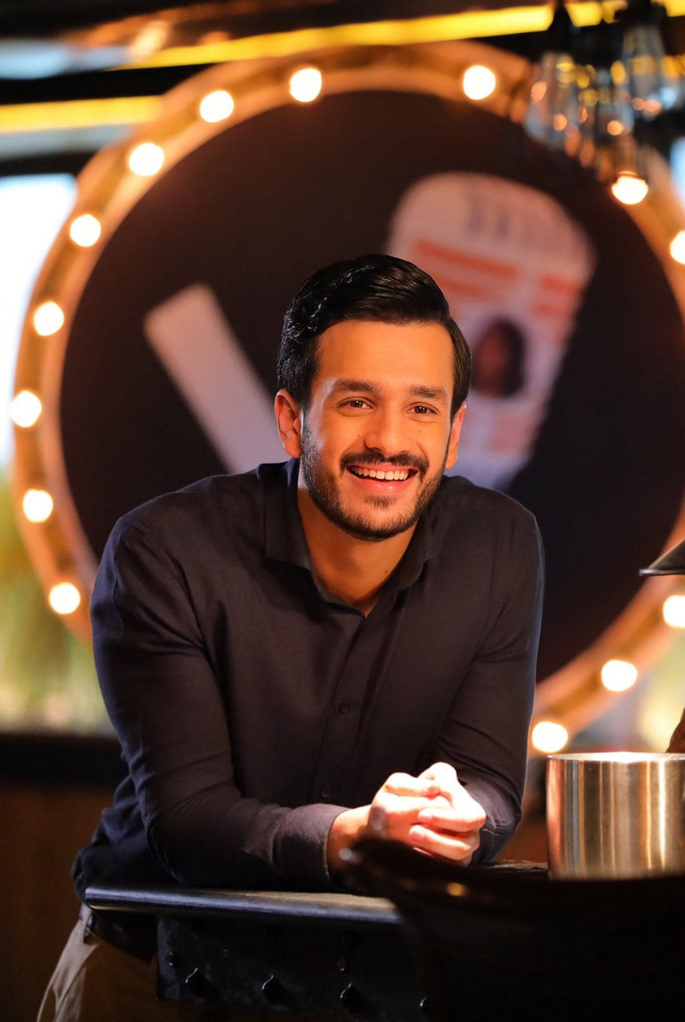 Akhil Akkineni Sitting Down