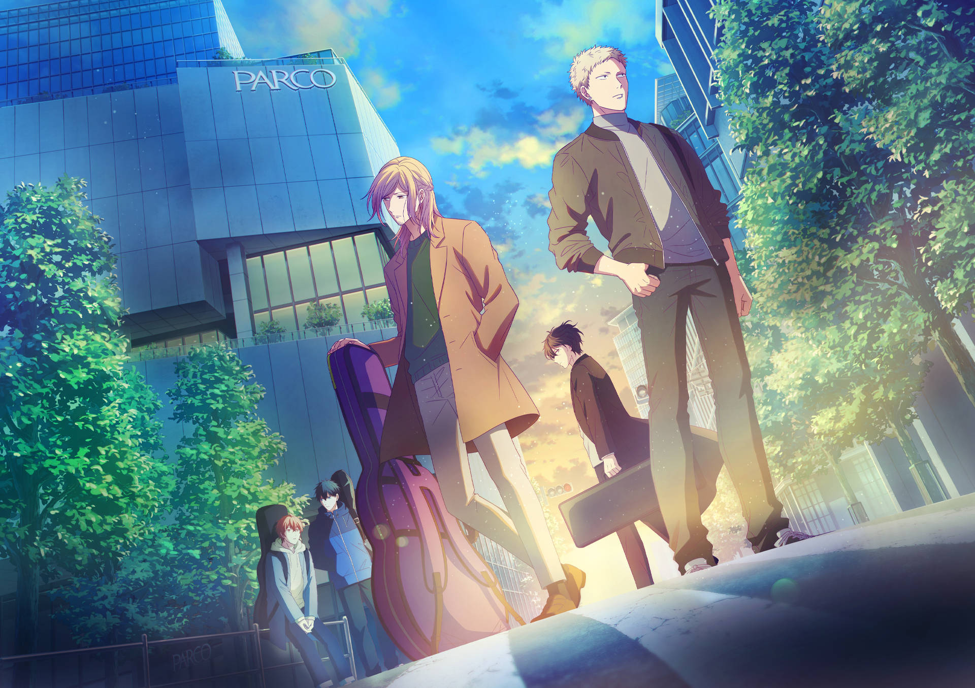 Akihiko & Haruki Given Anime Background