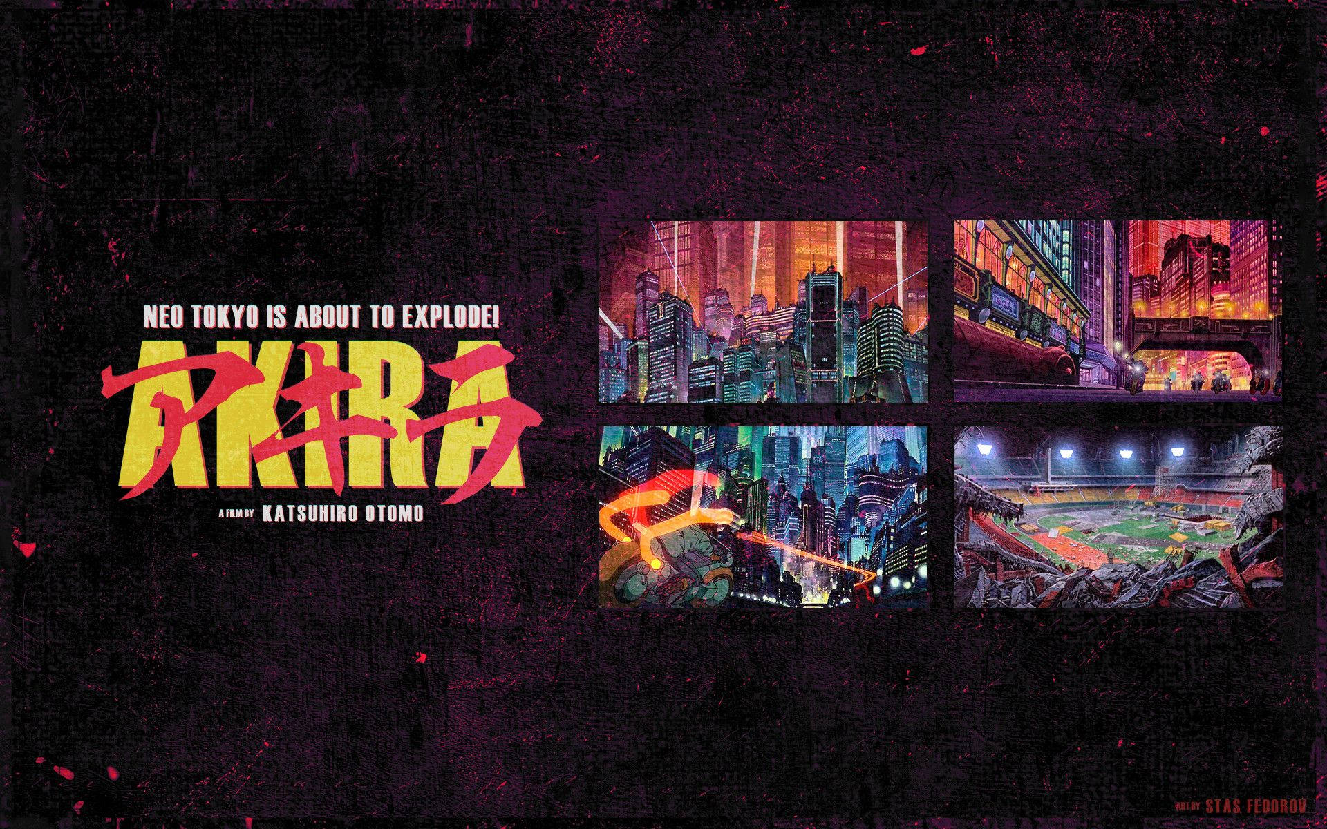 Akira Movie Neo Tokyo Fan Art Background