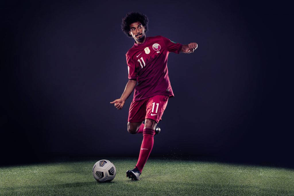 Akram Afif Qatar National Football Team Background