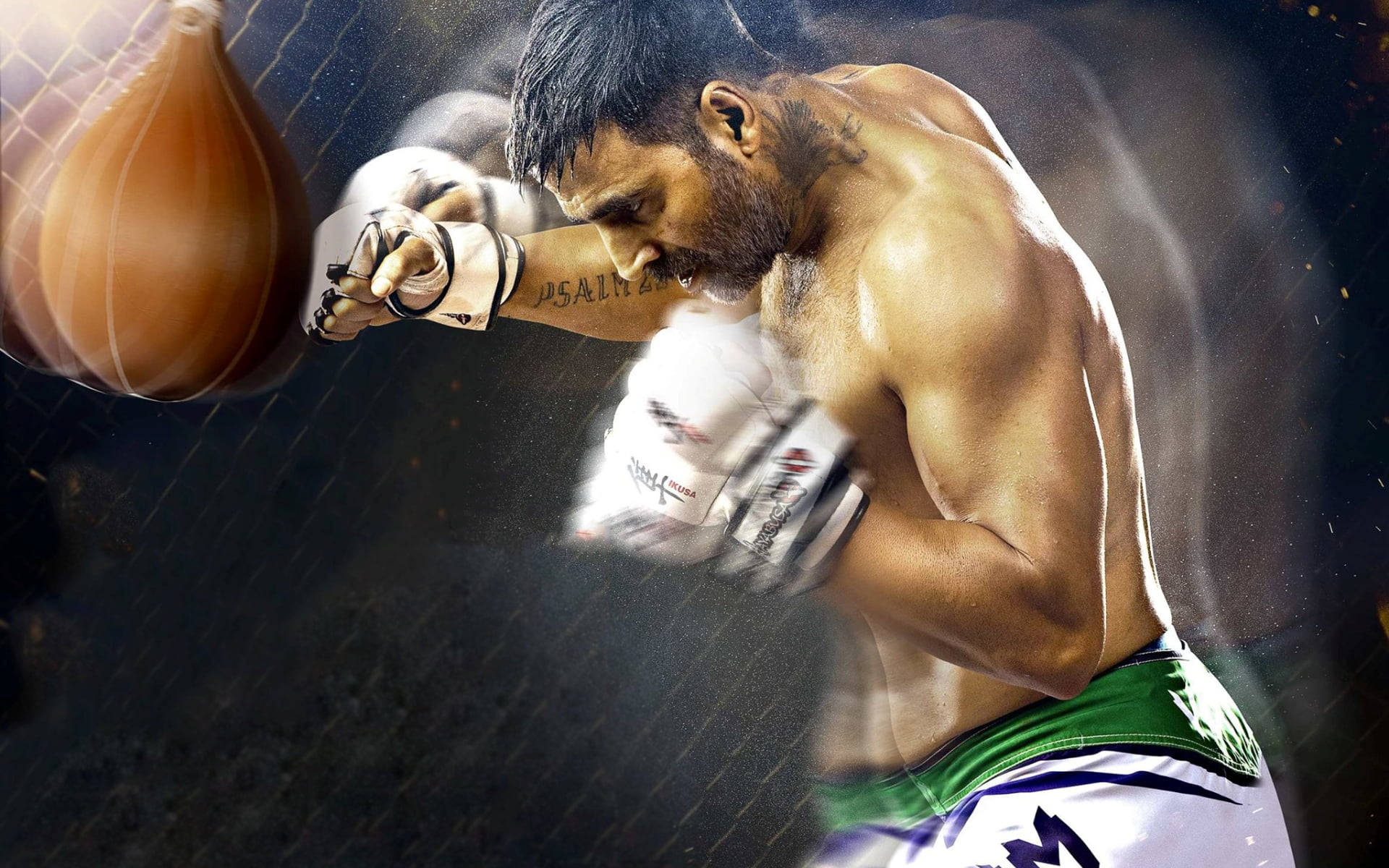 Akshay Kumar Boxing Workout Background