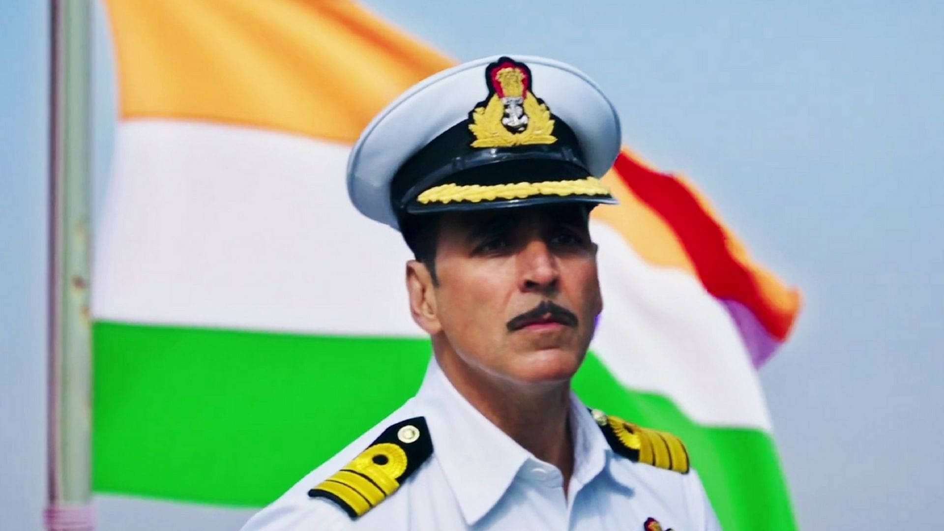 Akshay Kumar In Marine Uniform Background