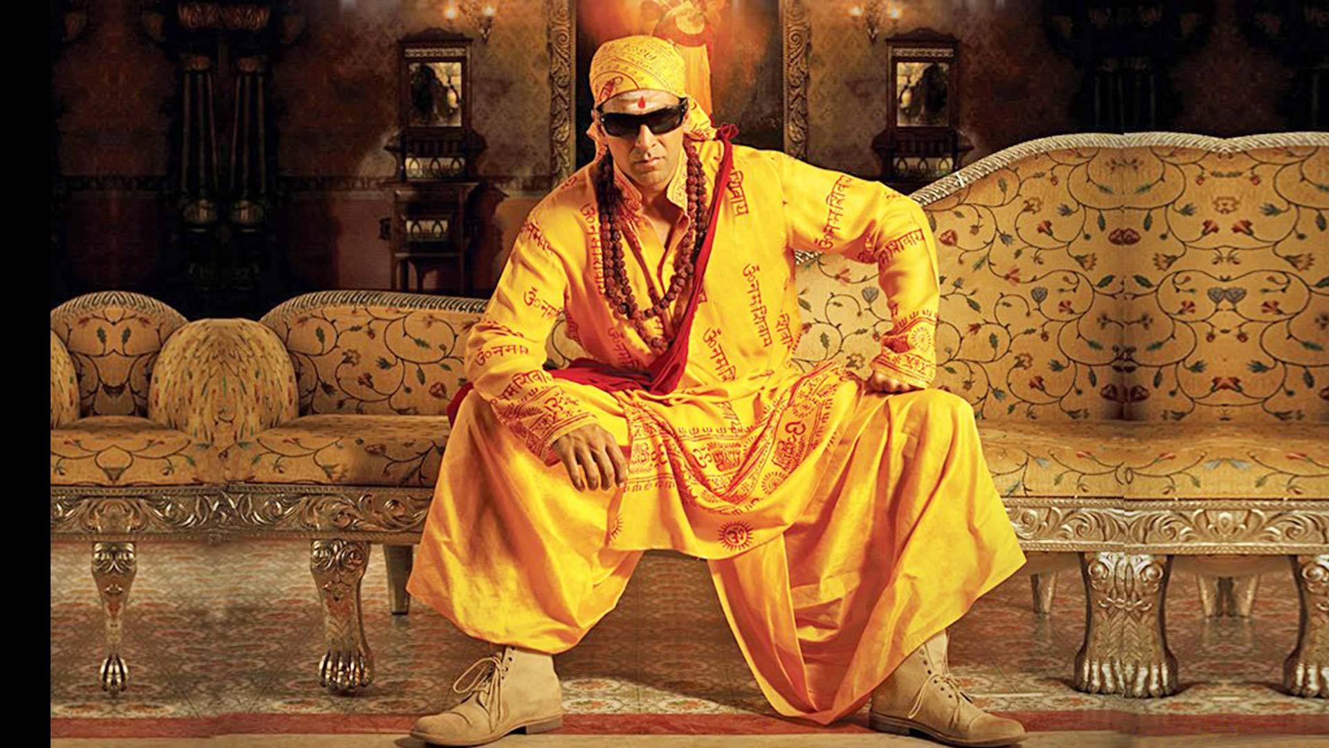 Akshay Kumar In Yellow Indian Outfit Background