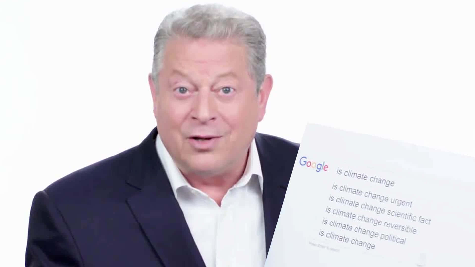 Al Gore Answering Climate Change Google Questions Background