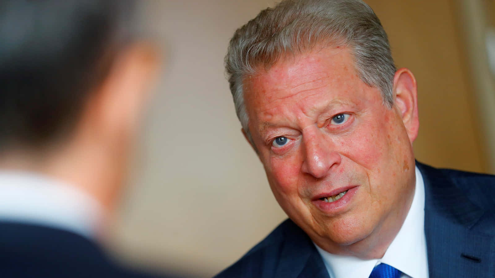 Al Gore, Founding Partner Of Generation Investment Management, Giving A Speech Background