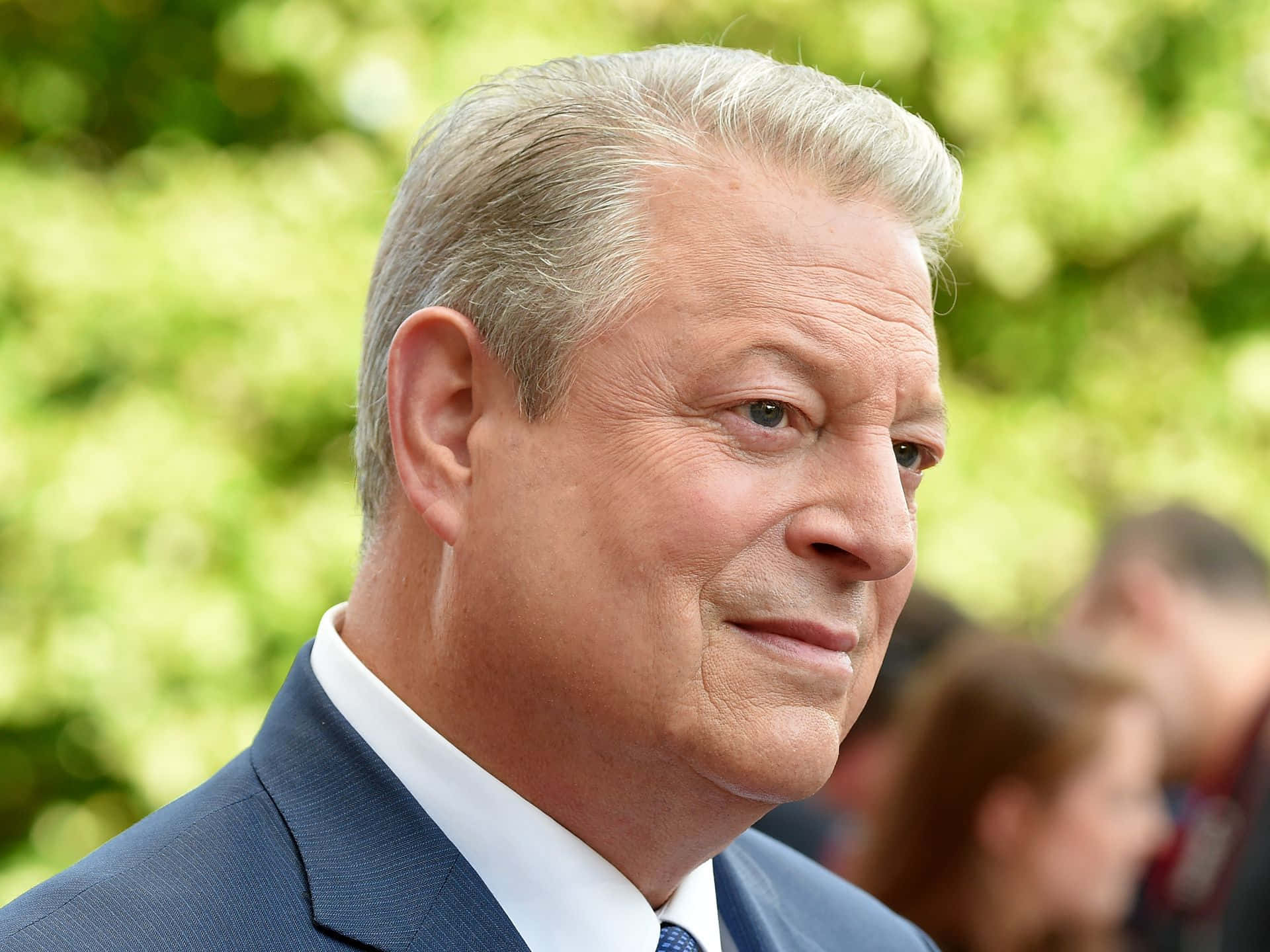 Al Gore With A Blurred Background Background