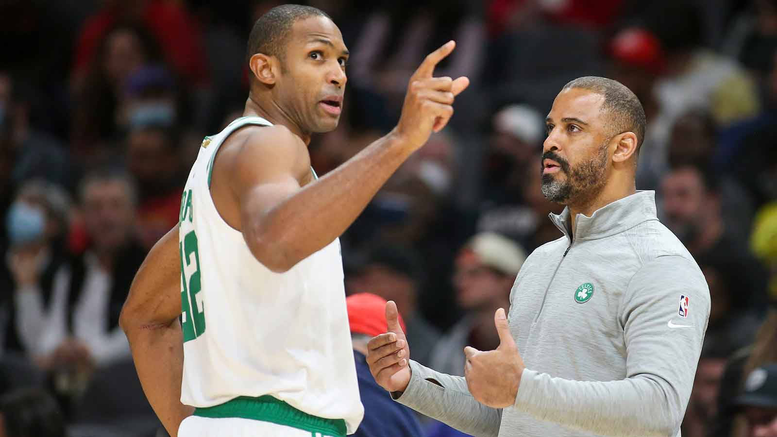 Al Horford Talks With His Coach Background