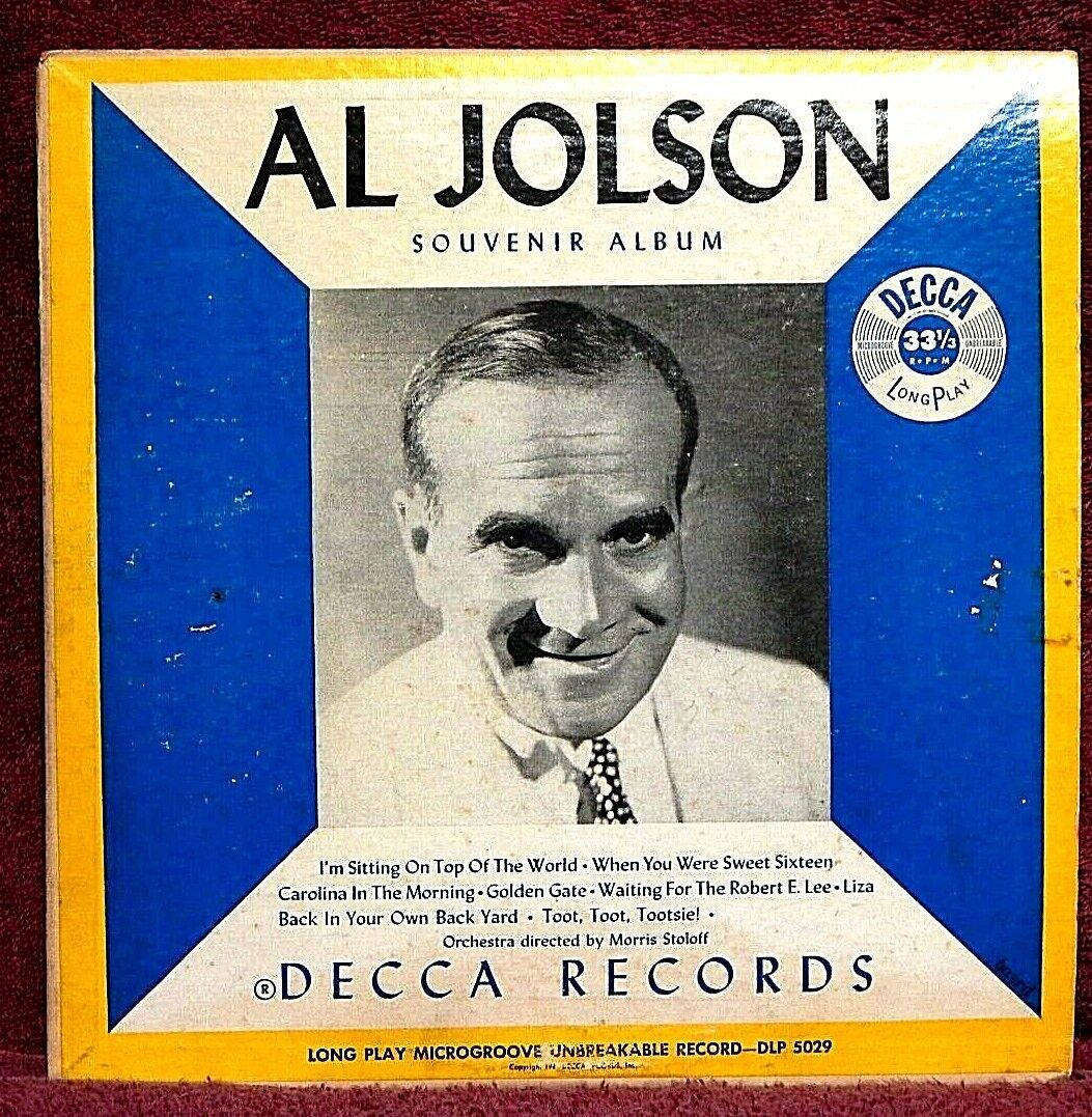 Al Jolson Souvenir Album