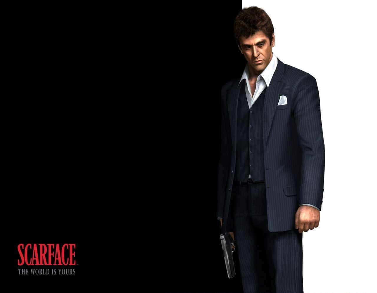 Al Pacino As Tony Montana In Scarface Background