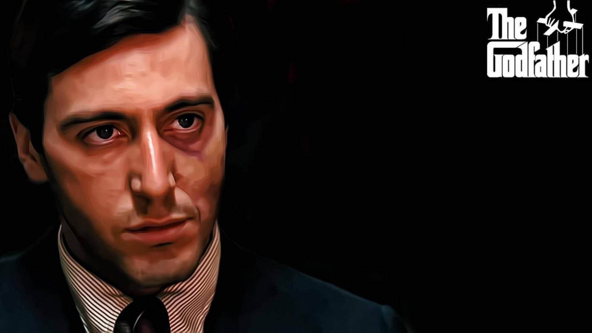 Al Pacino Godfather Painting Background