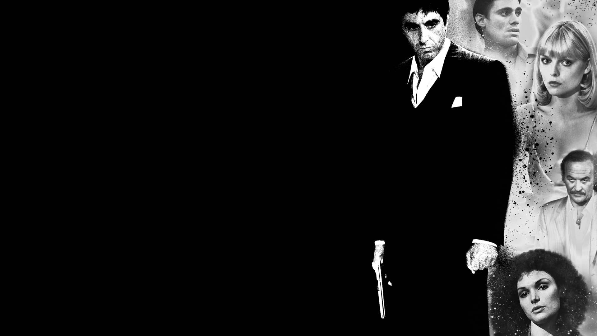 Al Pacino Scarface Black And White