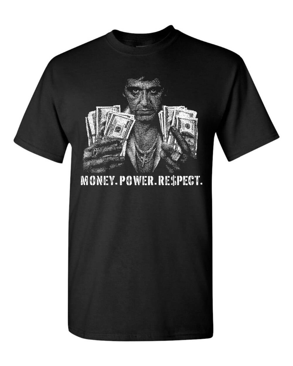 Al Pacino Scarface Cash T-shirt Print
