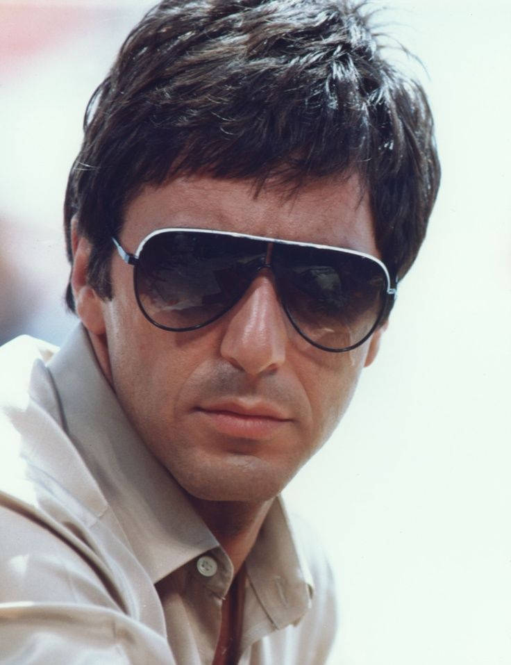 Al Pacino Scarface In Sunglasses Close-up Background