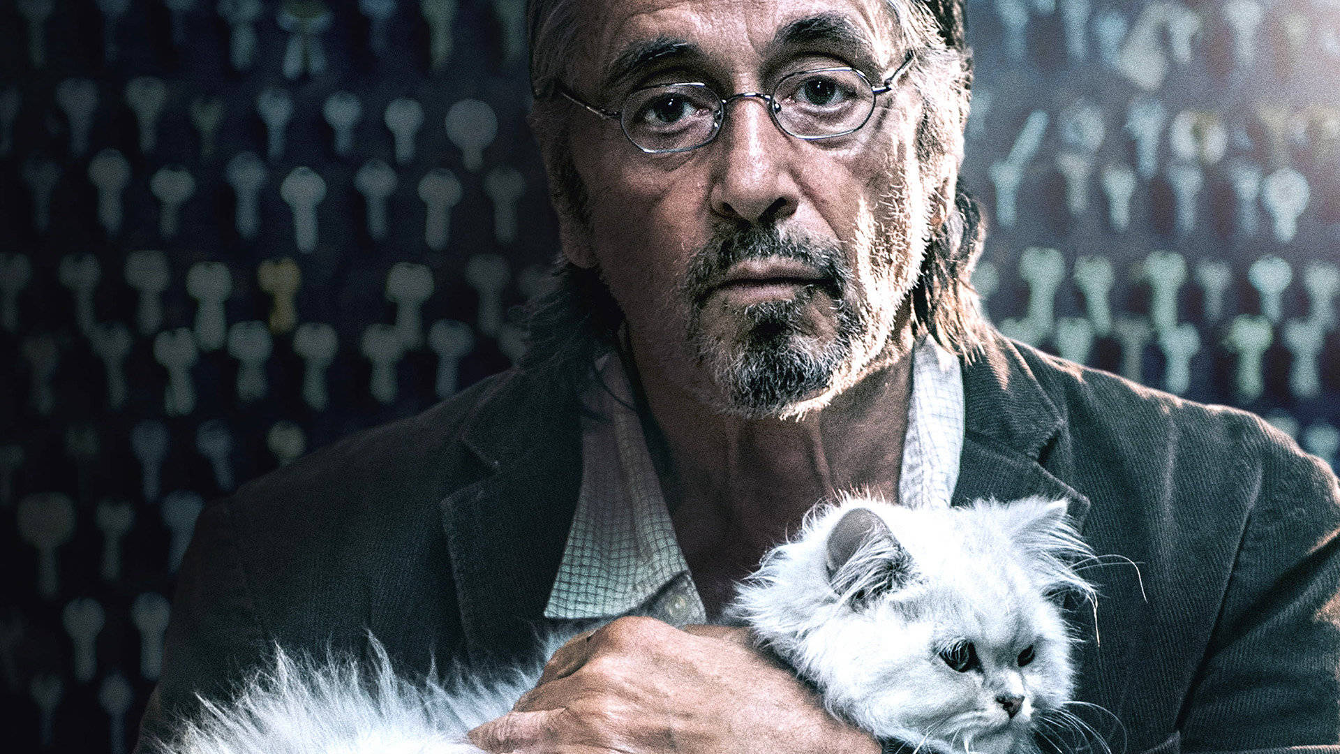 Al Pacino With Cat Background