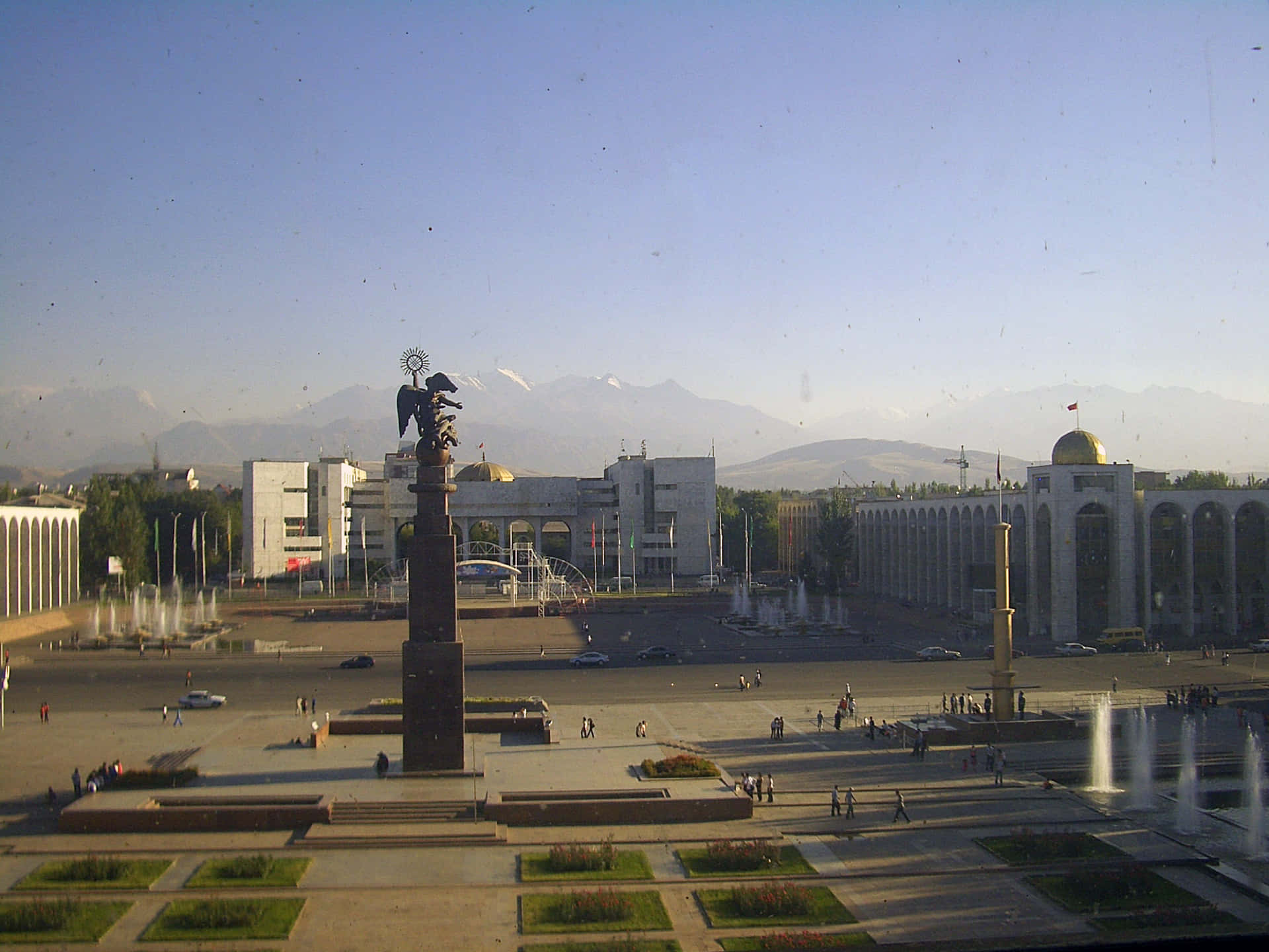 Ala Too Square Bishkek Osh City Background