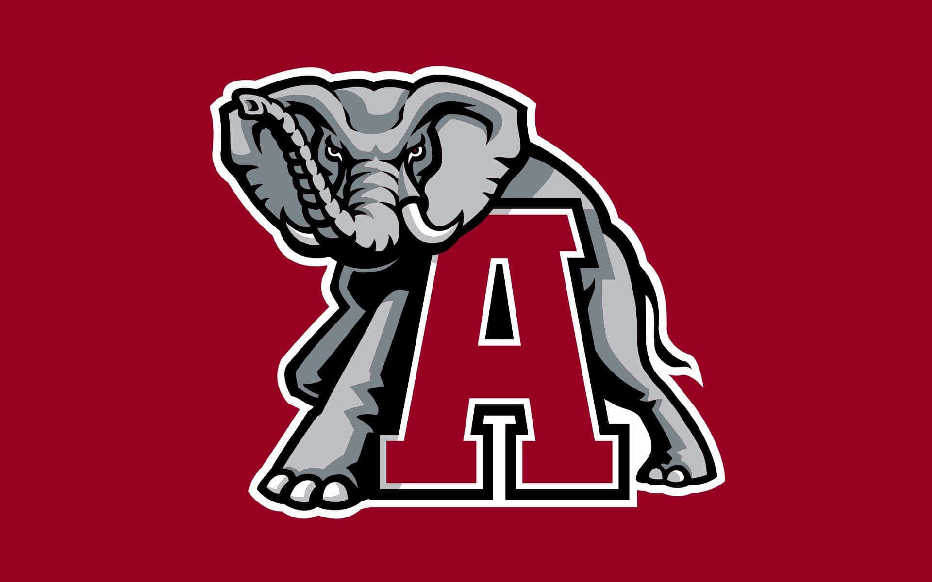 Alabama A Mascot Logo Background