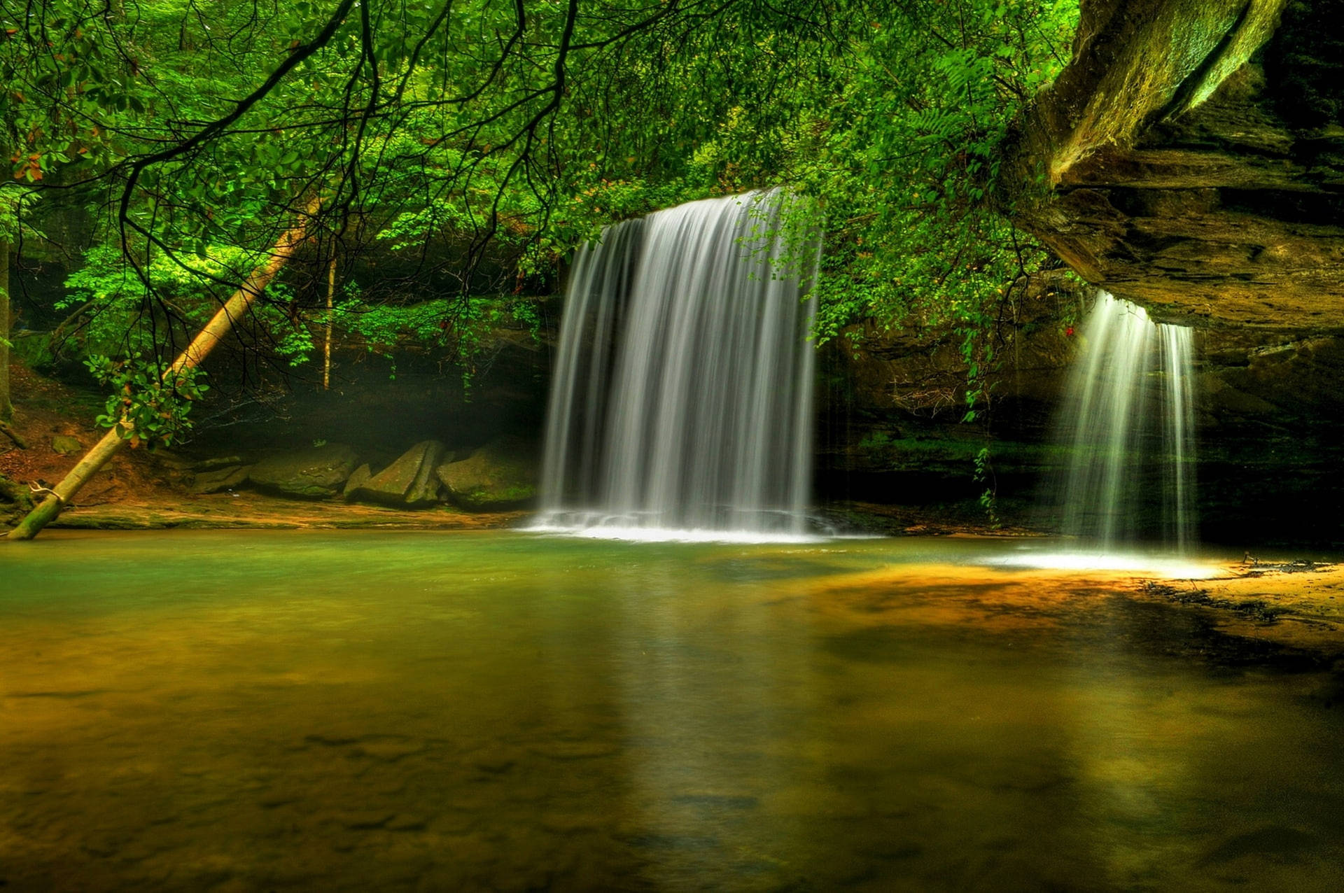 Alabama Caney Creek Falls Background