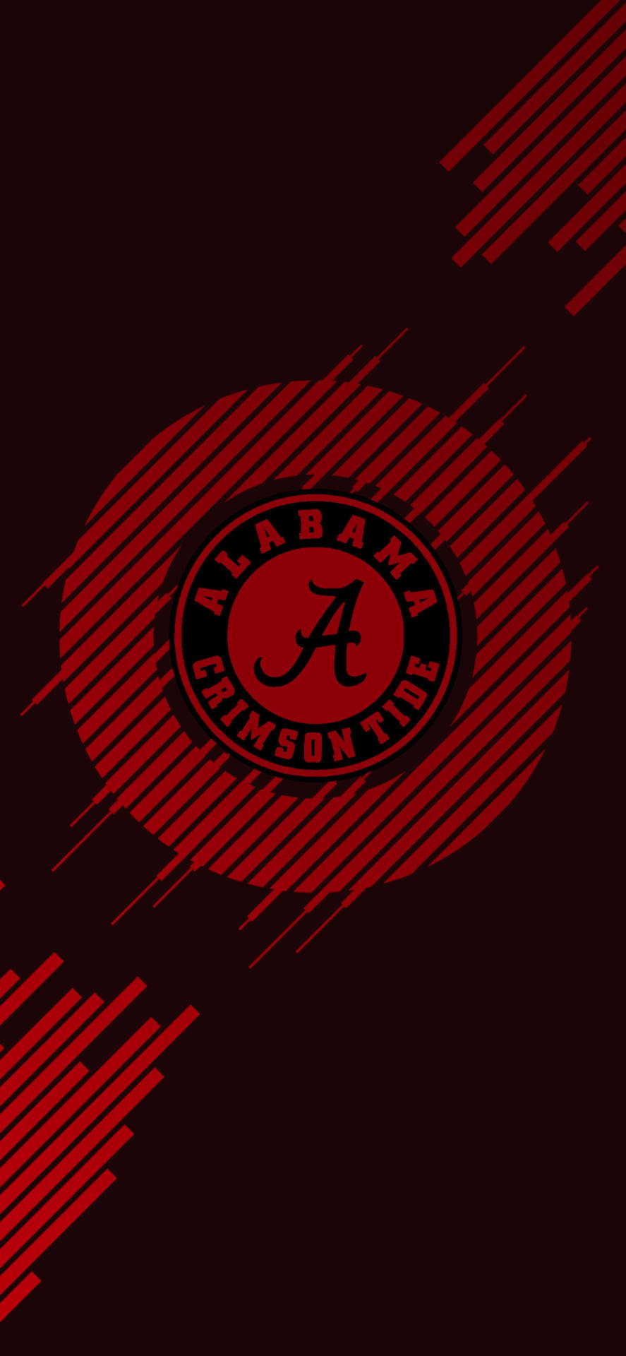 Alabama Crimson Tide Dark Red Art Background