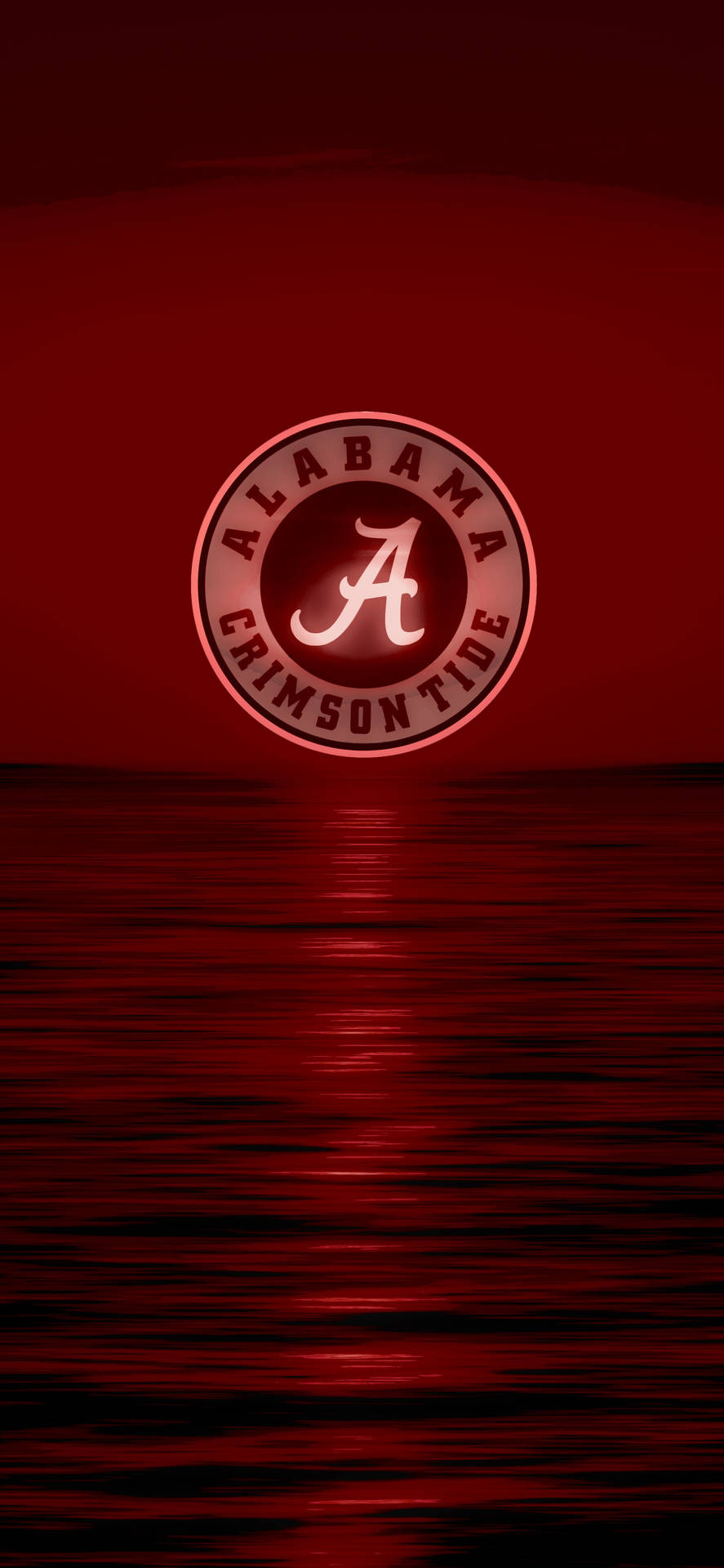 Alabama Crimson Tide Dark Sunset