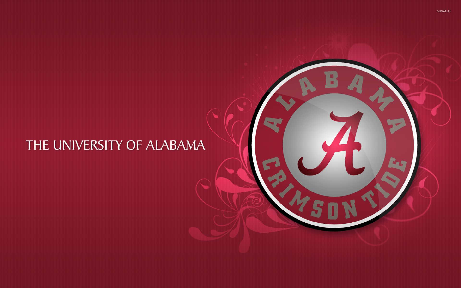 Alabama Crimson Tide Football Logo Background