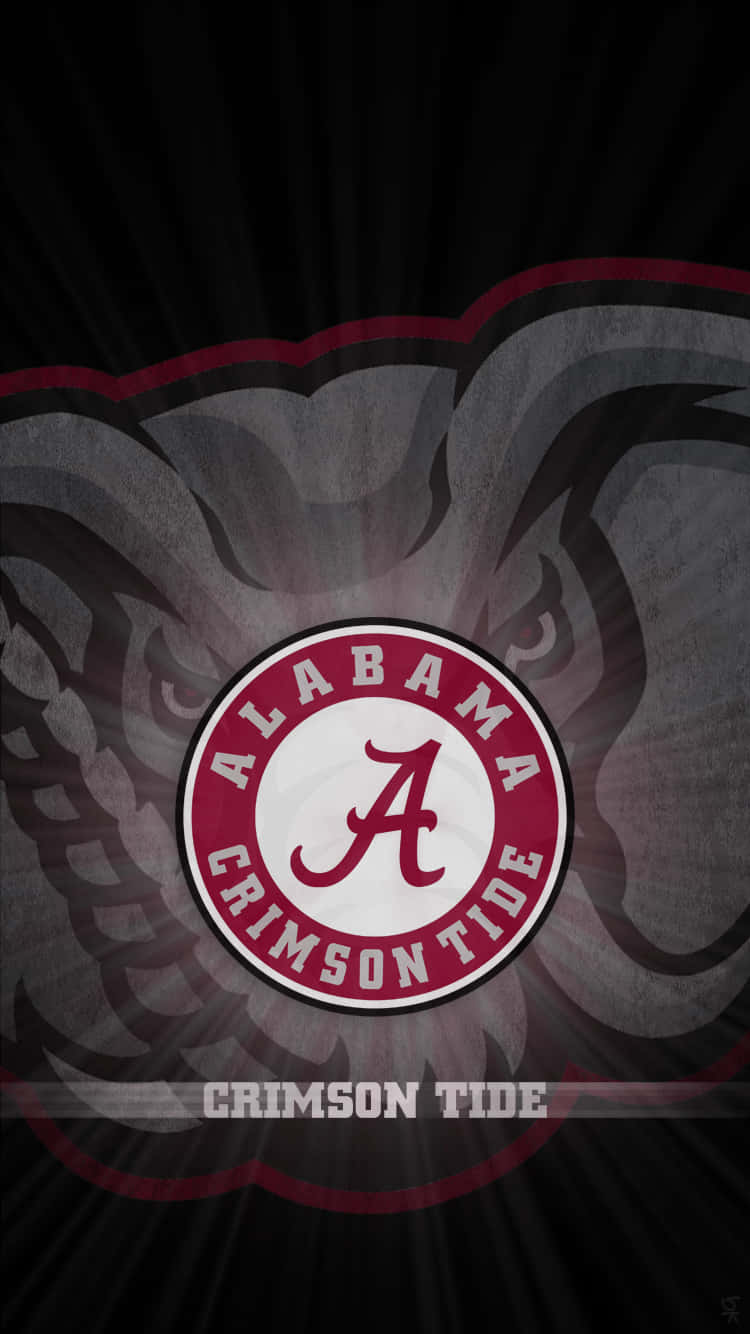 Alabama Crimson Tide Football Logo Background