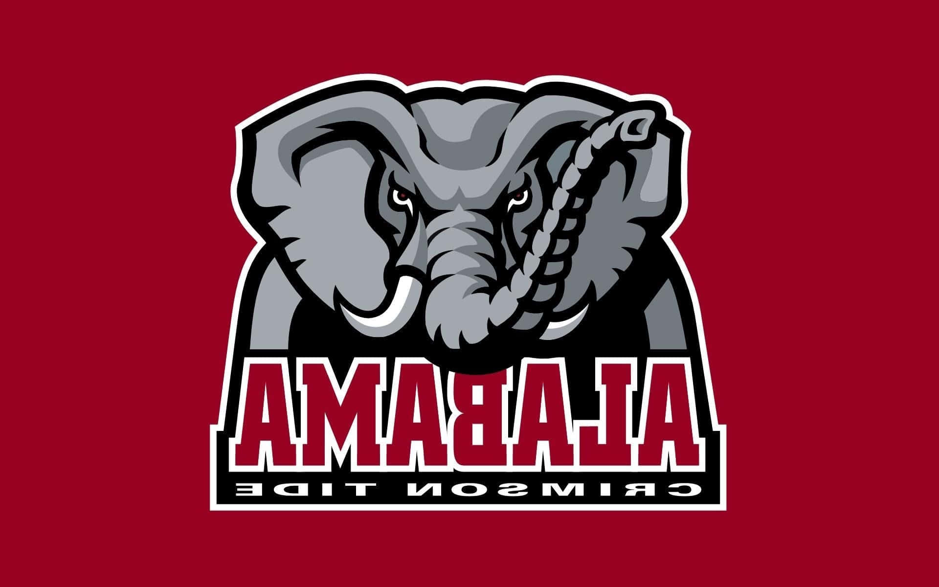 Alabama Crimson Tide Football Logo Background