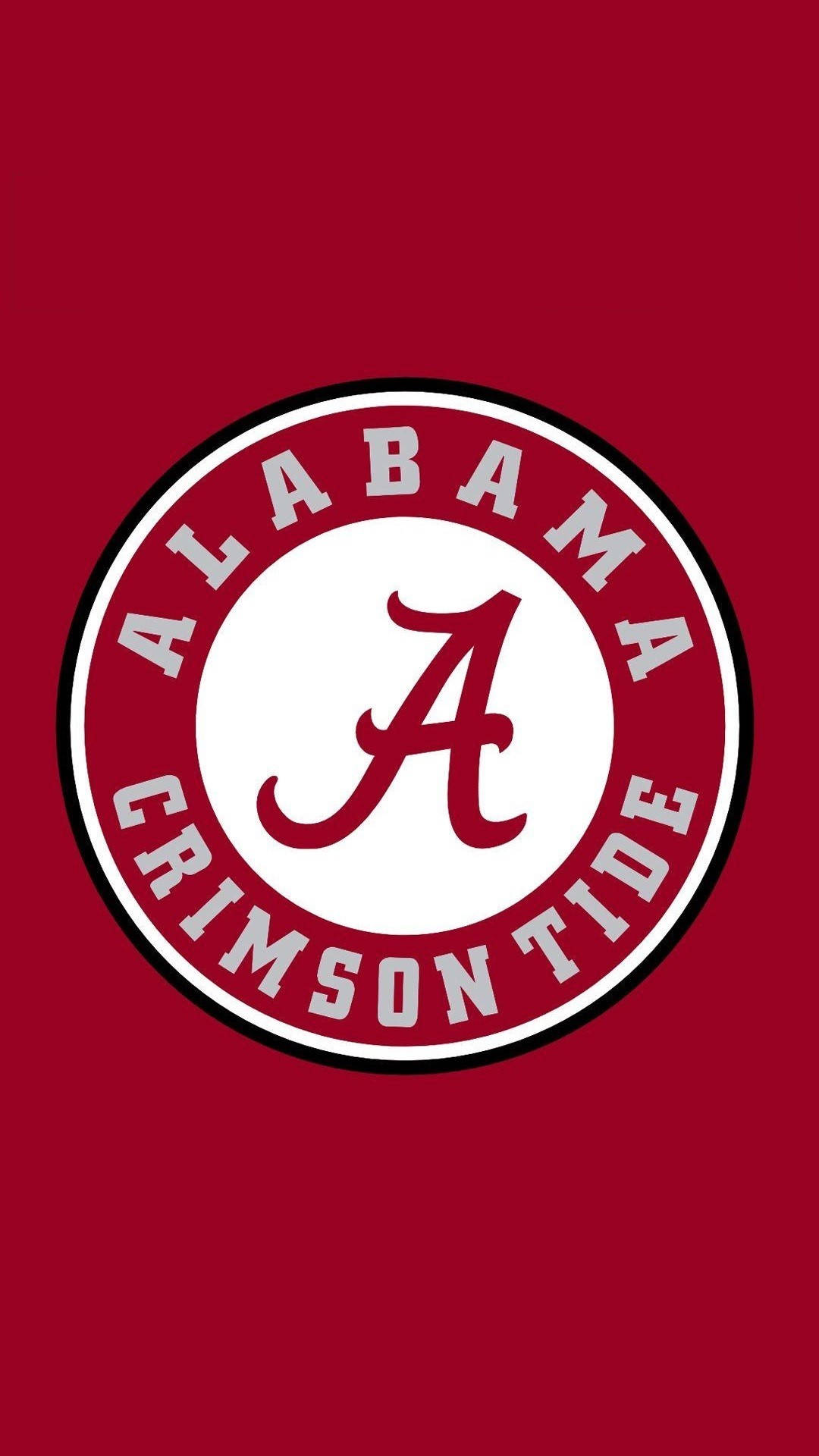 Alabama Crimson Tide Round Logo