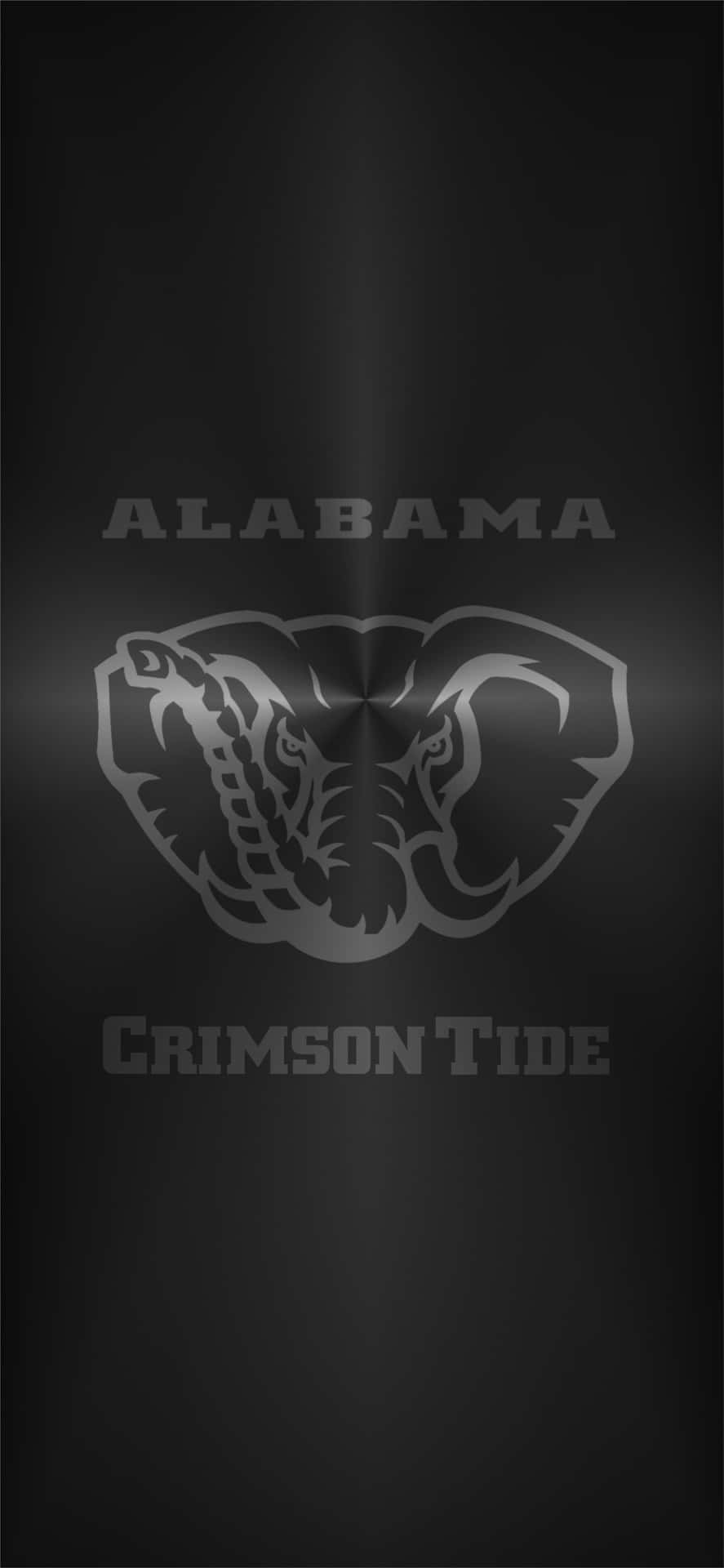 Alabama Football Logo Monochrome Background