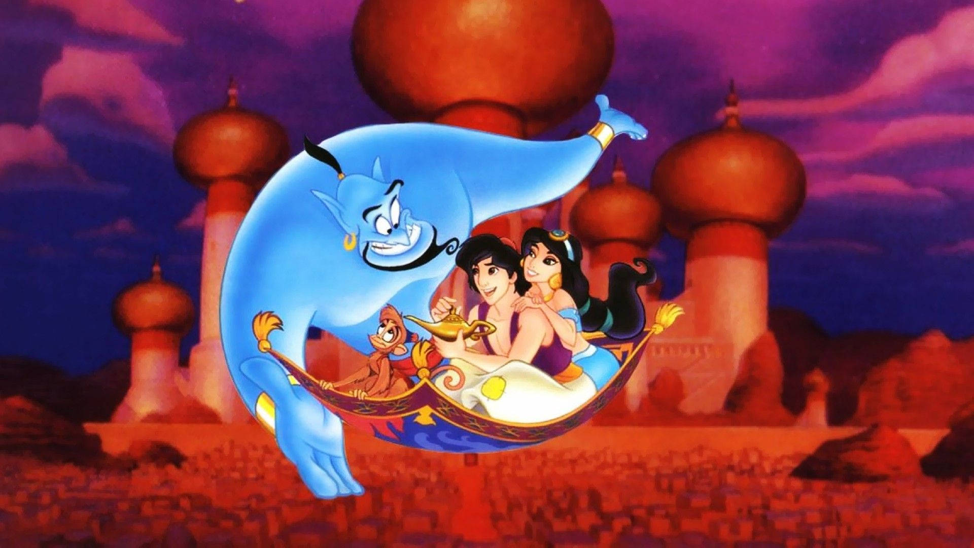 Aladdin And The Whole Crew Background