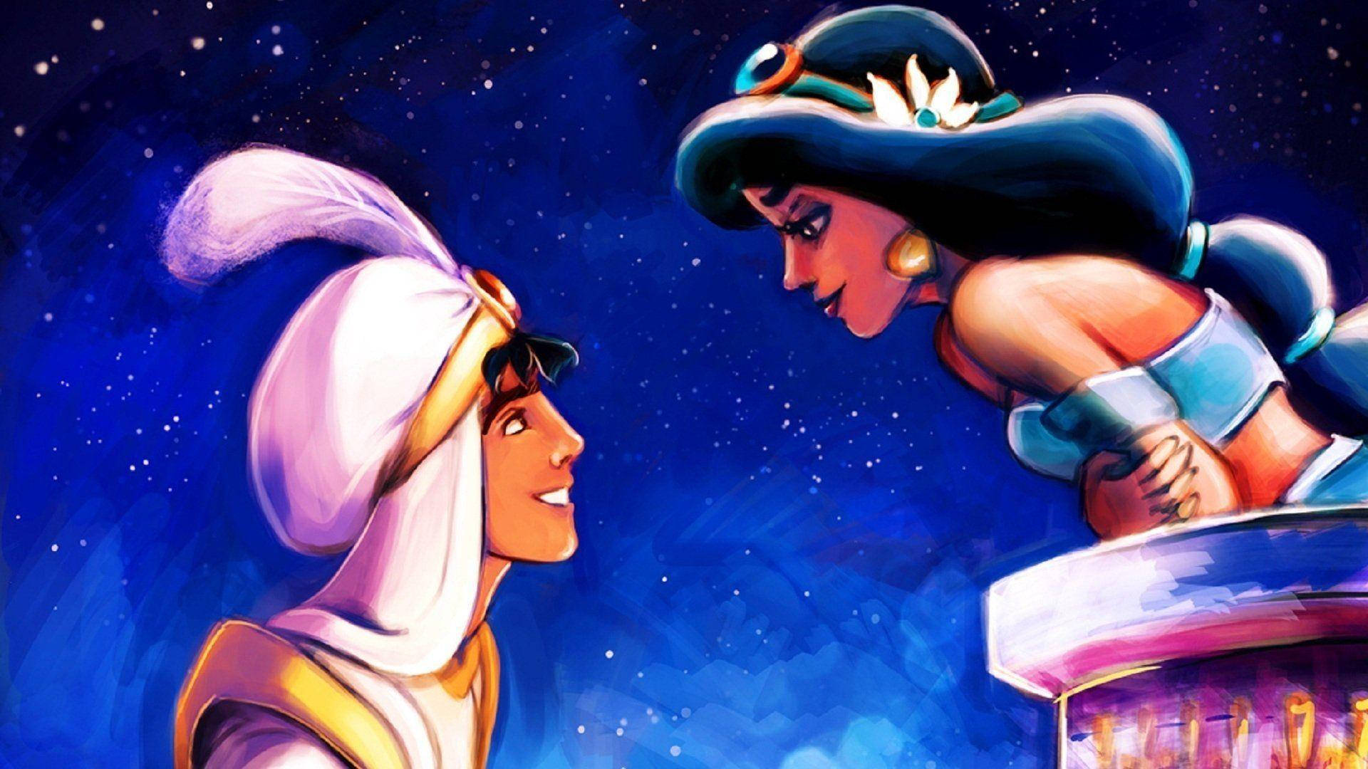 Aladdin Dazzling Eyes Background