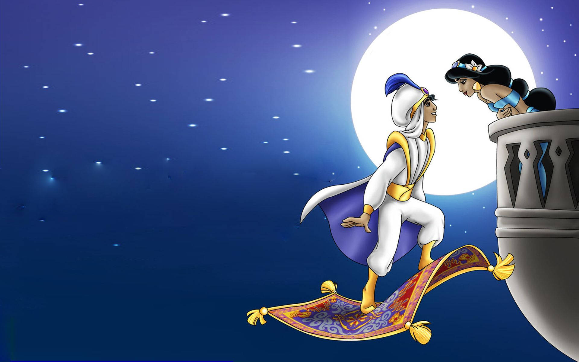 Aladdin Full Moon Background