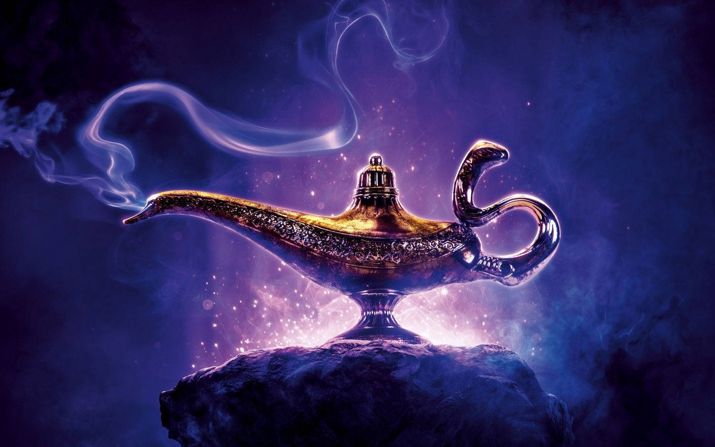 Aladdin Magic Lamp Disney 4k Ultra Wide Background