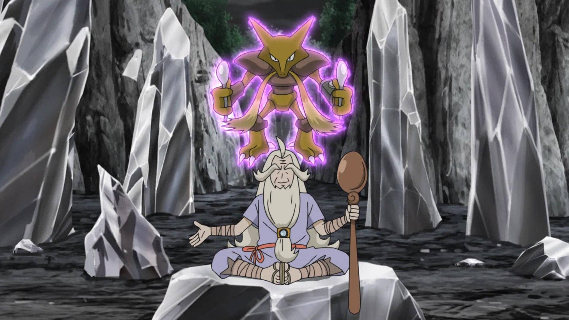 Alakazam Anime Gurkinn Background