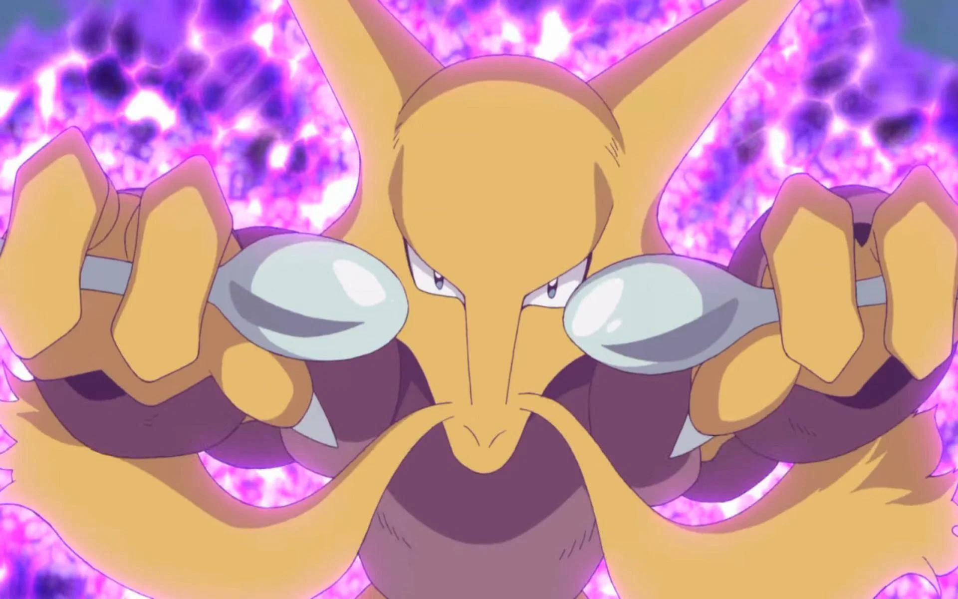 Alakazam Glowing Purple