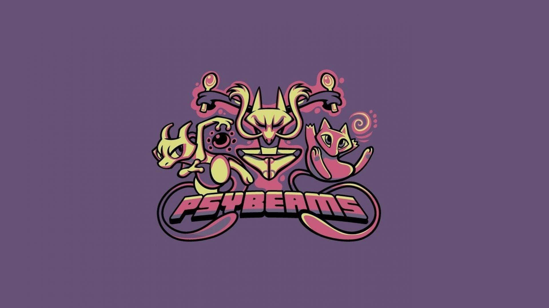 Alakazam Psybeams Mew Mewtwo Background