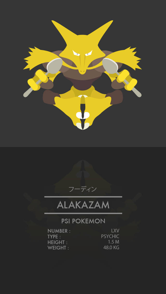 Alakazam Stats Japanese Name Background