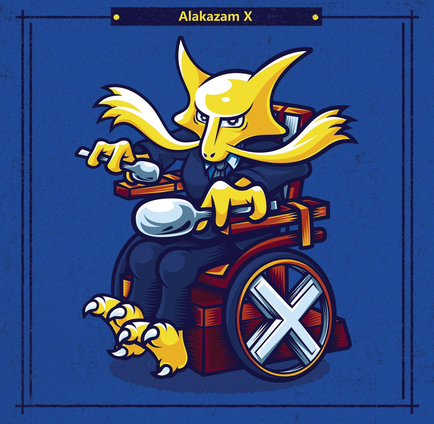 Alakazam X Wheelchair Background