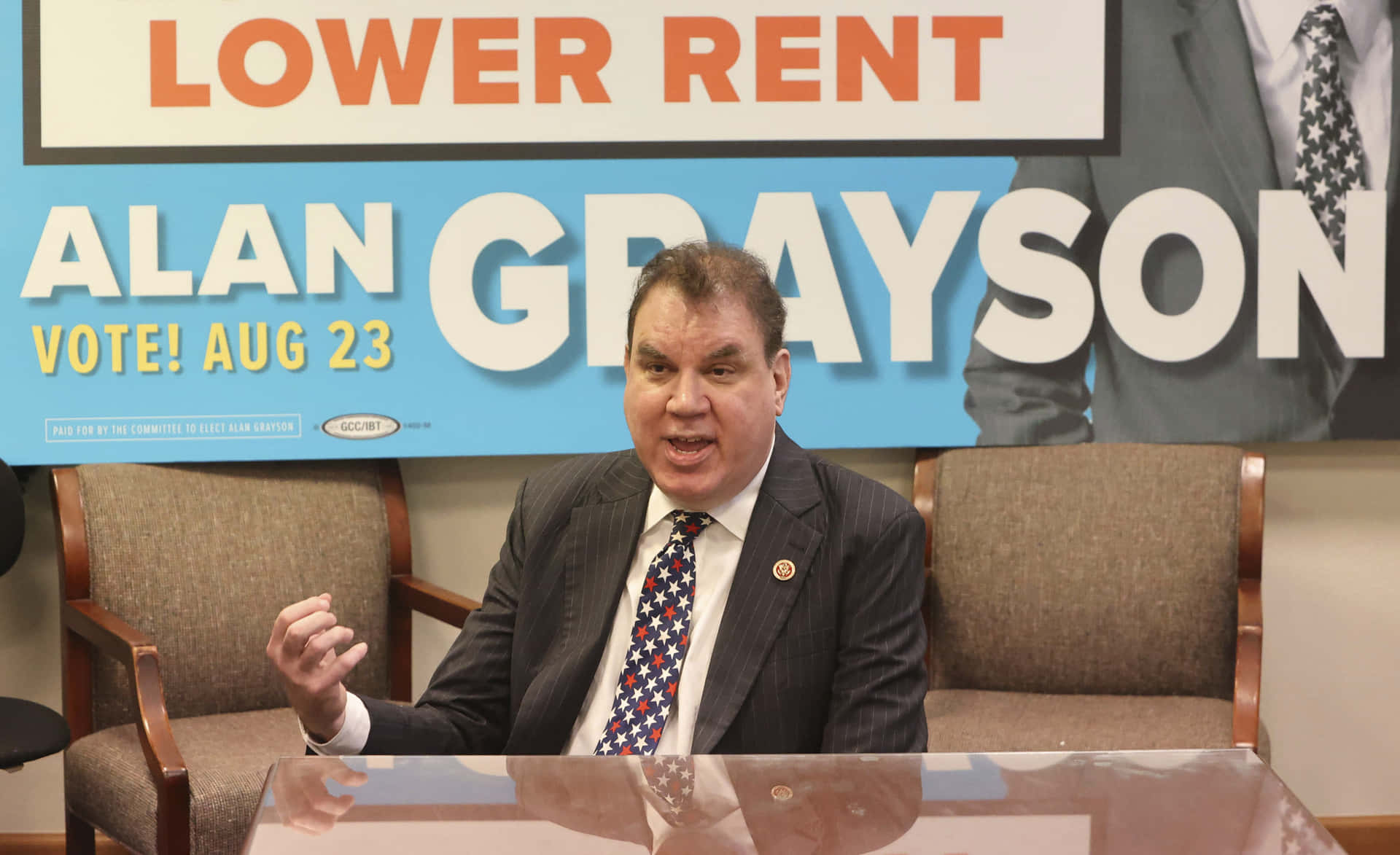 Alan Grayson Platfrom Showcase Background