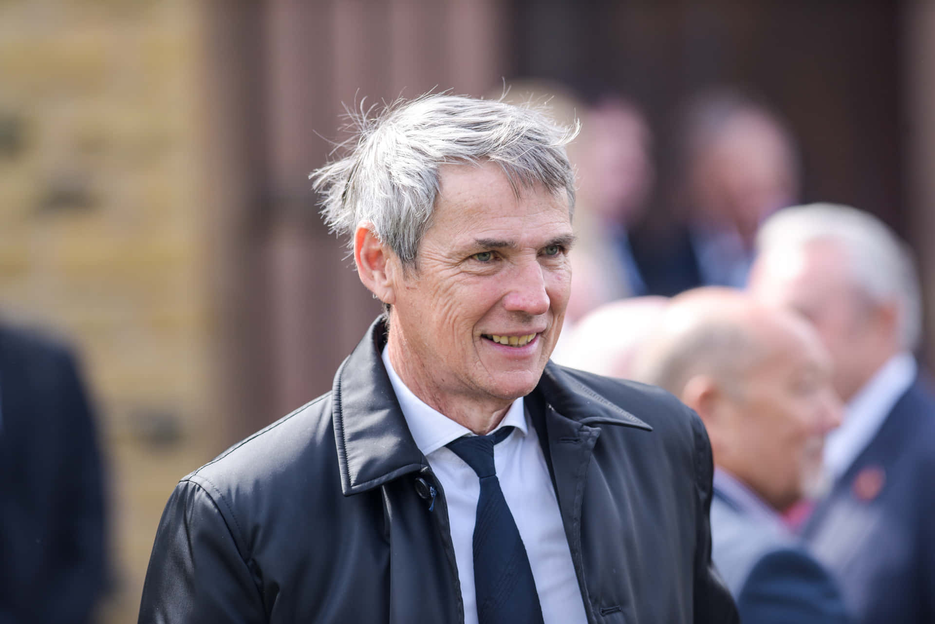 Alan Hansen At Tommy Smith Funeral Background