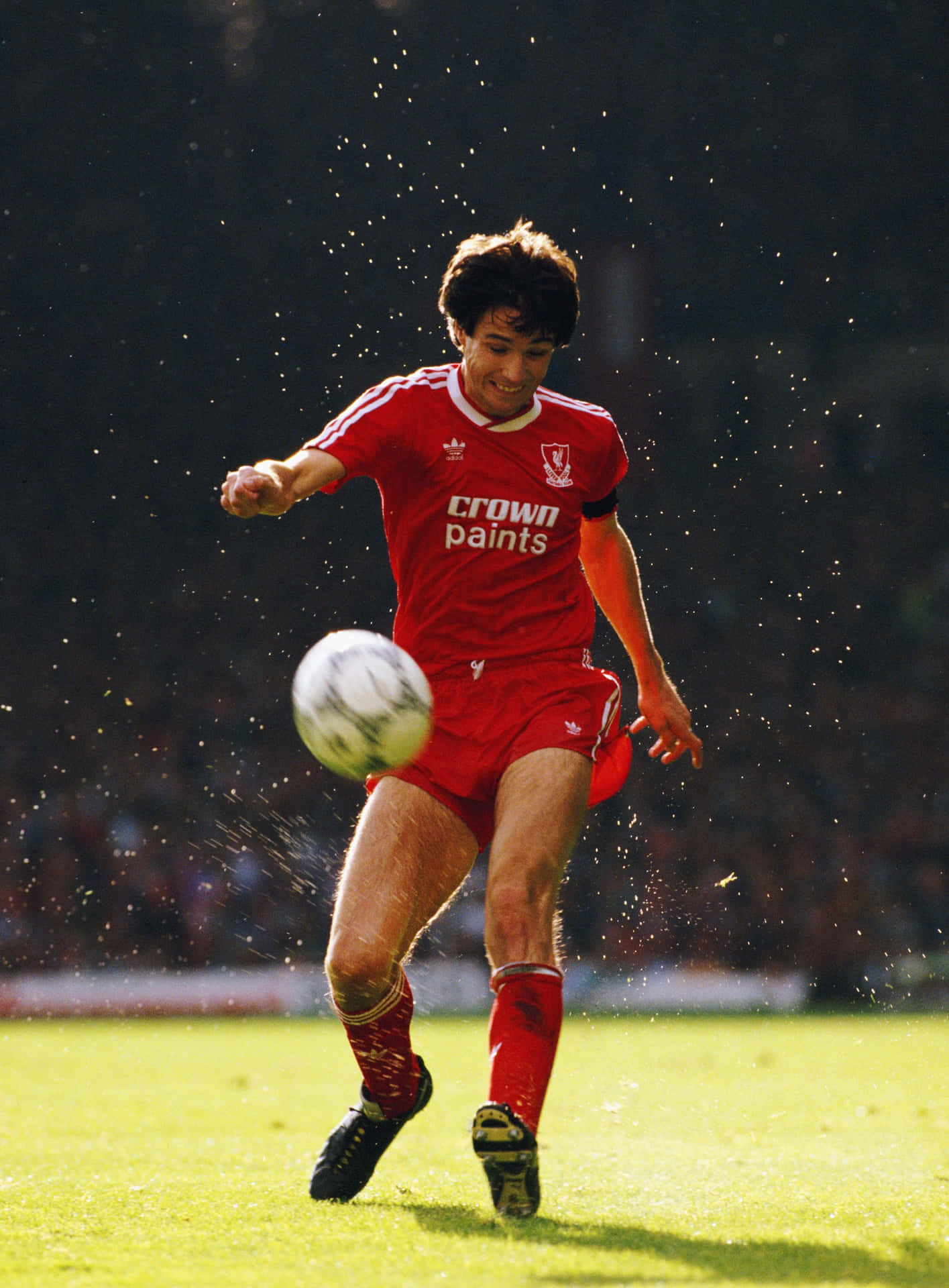 Alan Hansen During A Division One Match 1987 Background
